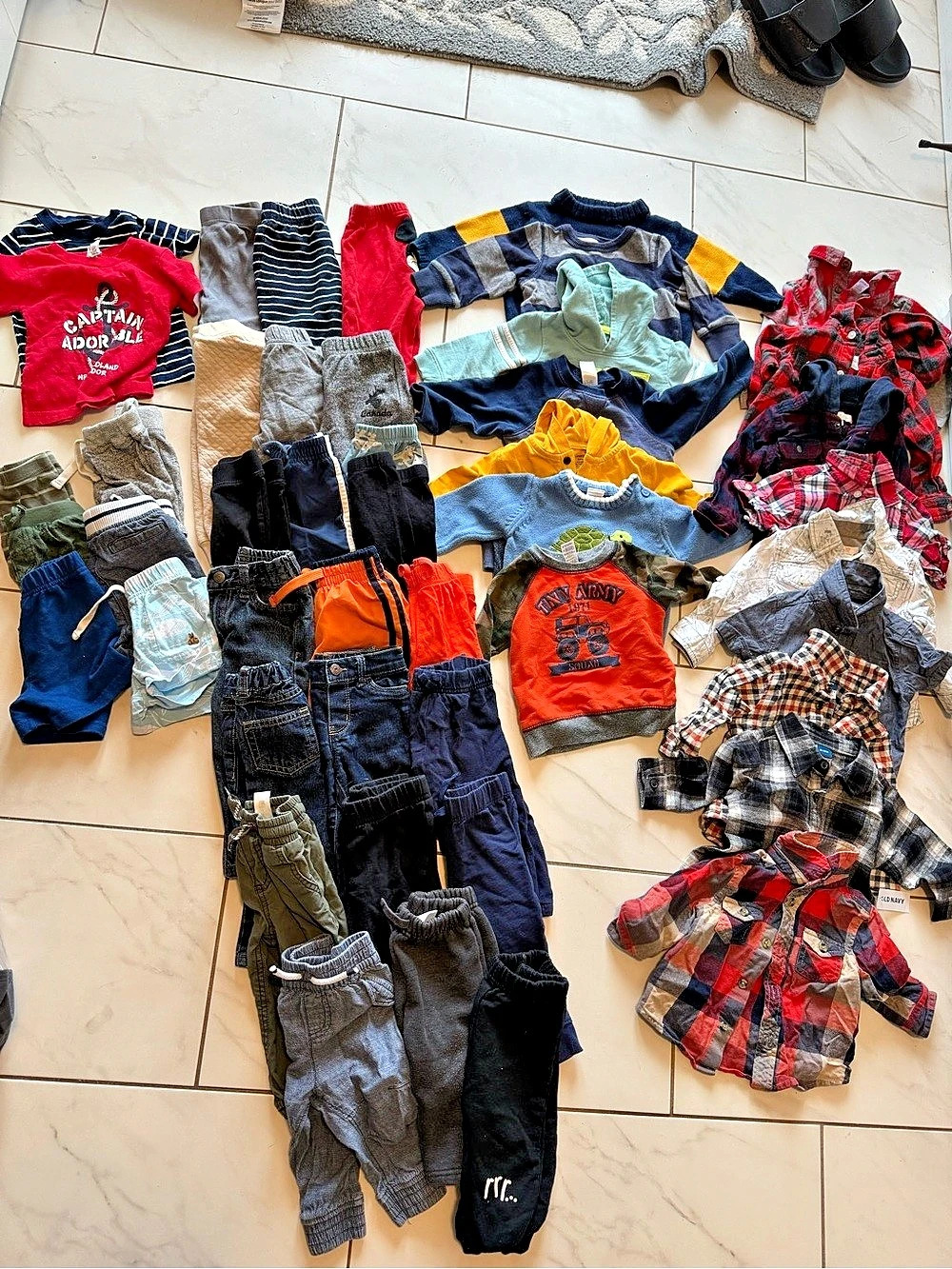Large Boy’s Clothing Lot (6M-12M- mostly 12M)
